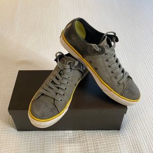 LIKE NEW PF Flyers Canvas and Suede Toe Sneakers